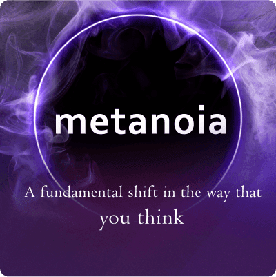 The cornerstone of Vision Metanoia is 'Metanoia,' a fundamental shift in the way we think.